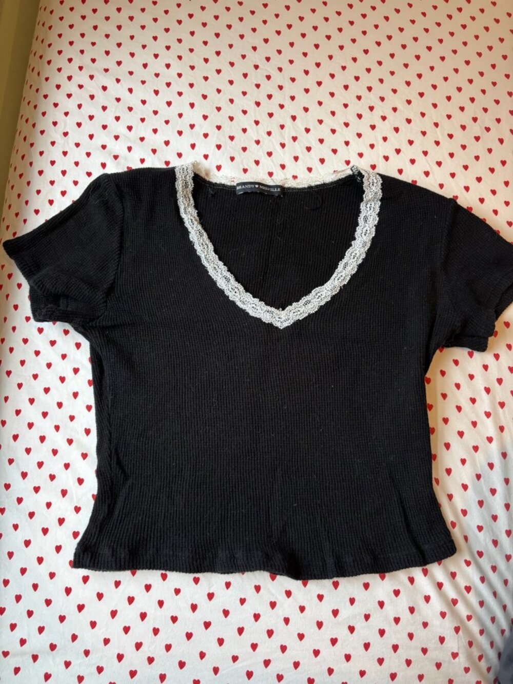 Brandy Melville T-Shirt Black (Size XS/S)